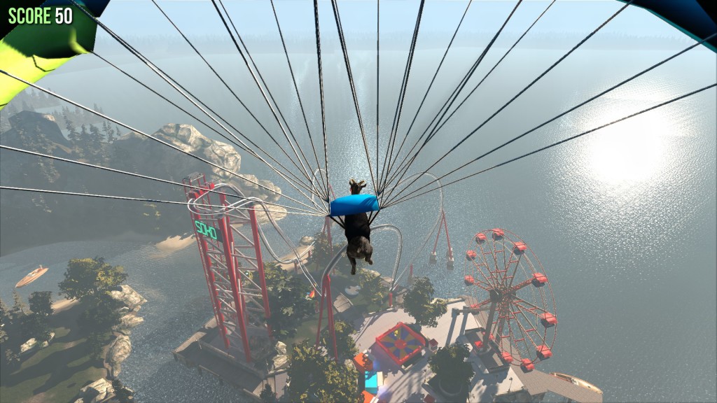 Goat Simulator parachute 