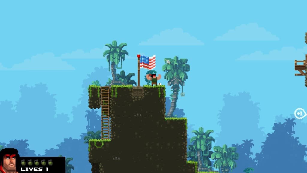 Broforce flexing for freedom