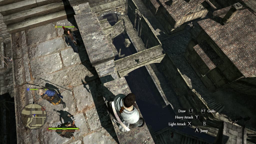 Dragon's Dogma parkour