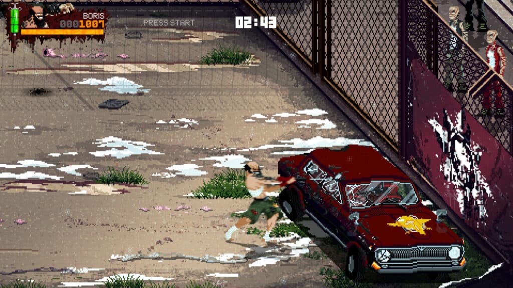 Mother Russia Bleeds Bashing Car