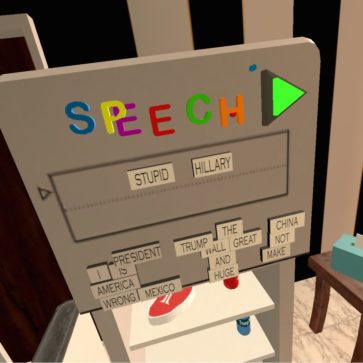 Trump Simulator VR Speech