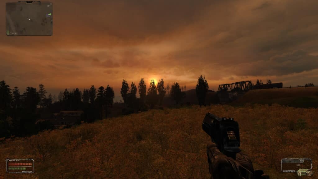 Stalker Shadow of Chernobyl Sunset