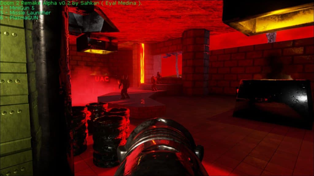 Doom 2 Remake Barrels