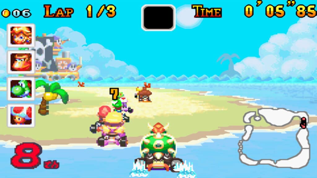 Mario Kart Super Circuit Bowser