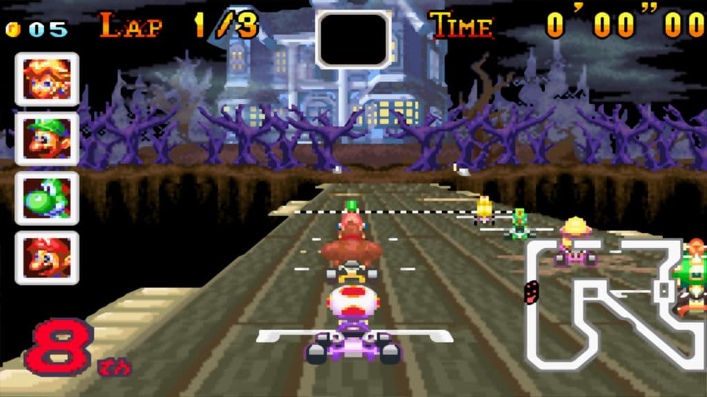 Mario Kart Super Circuit Ghosts