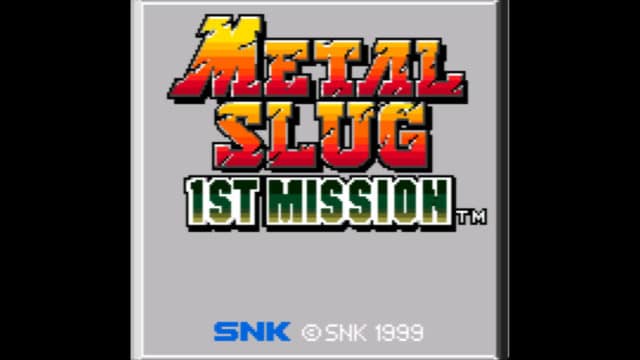 Metal Slug The First Mission