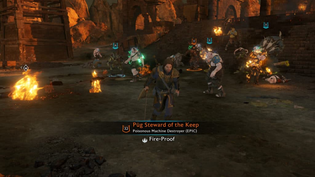 Middle Earth Shadow of War Fight