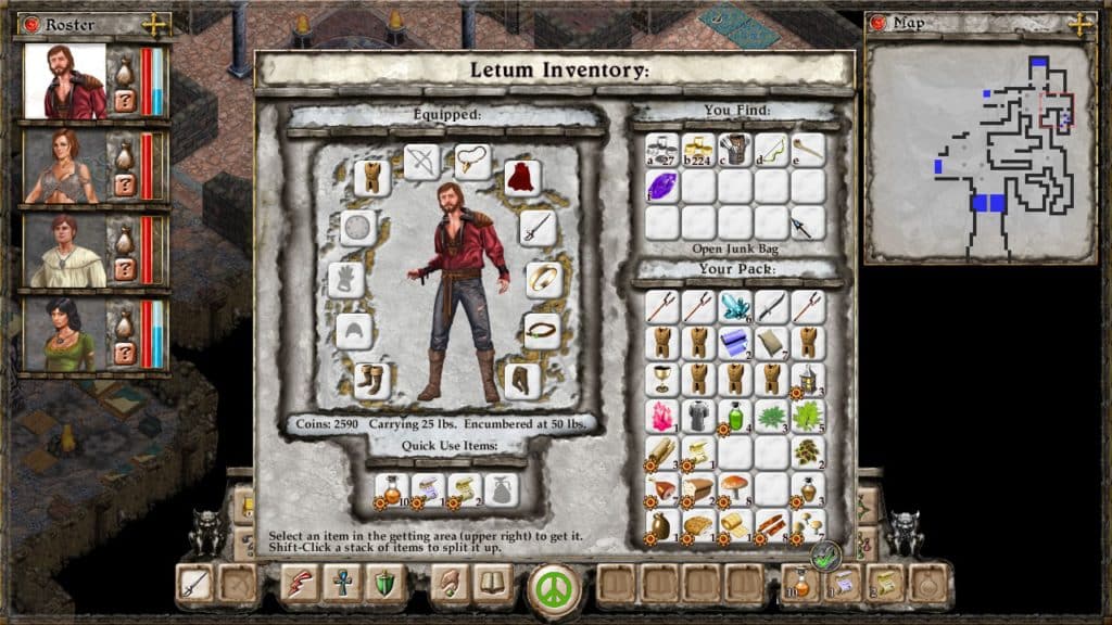 Avernum Escape From the Pit Inventory