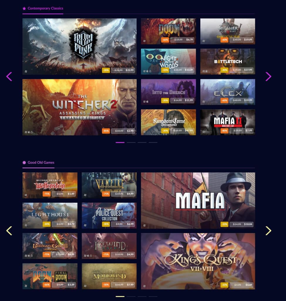 GOG 10th Anniversary Sale