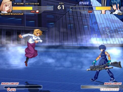 Melty Blood ReAct Ciel Vs Arcueid