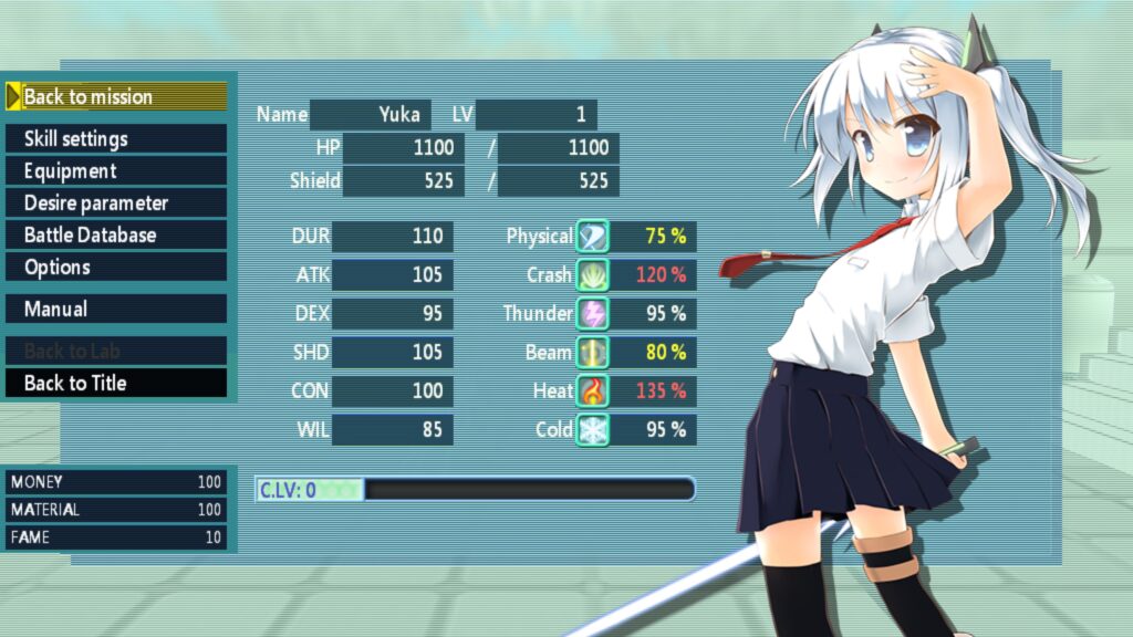 Core Awaken ~The Yuka Stats