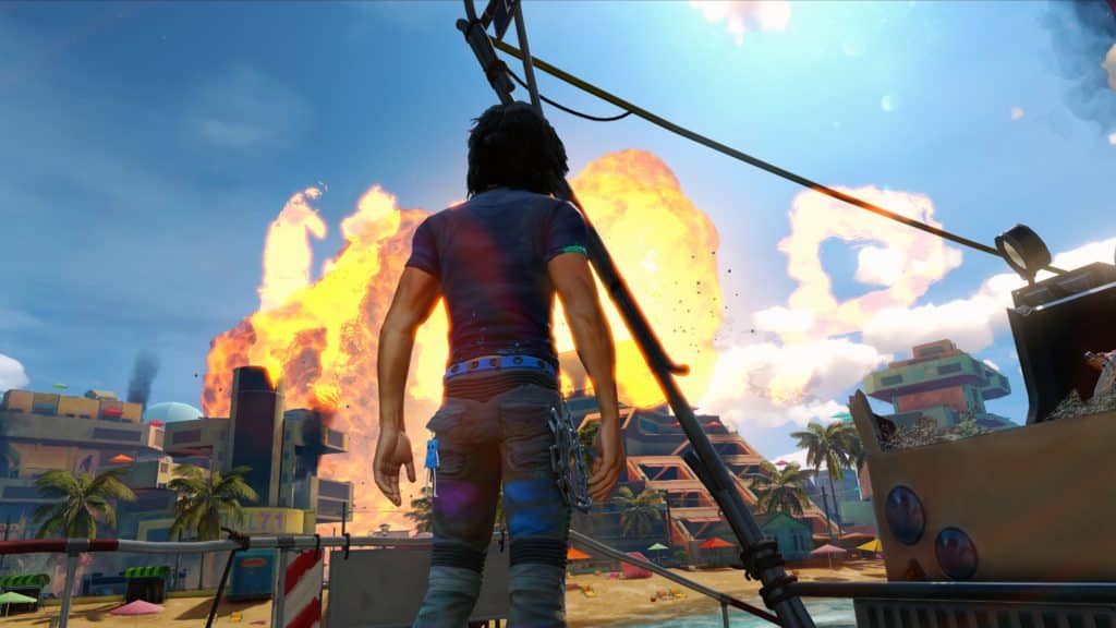 Sunset Overdrive Explosion