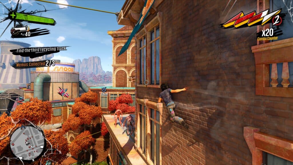 Sunset Overdrive Wall run